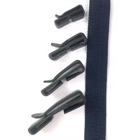 Sangle réglable en plastique de 32 mm avec boucle à clip, accessoires de sac en nylon à fermeture rapide