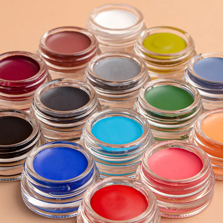 Großhandel benutzer definierte Logo Make-up bunte Augenbrauen Pomade vegane Eyeliner Gel wasserdicht bunte Augenbrauen Gel