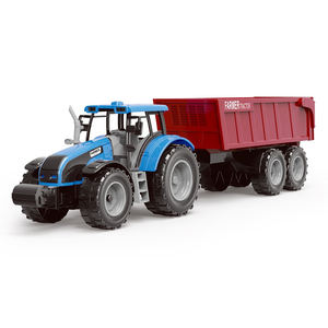 Productos Más Vendidos 2026 Nuevo Camión Agrícola de Juguete de Plástico a Escala 1/32 con Remolque Volquete y Música - Product Image 4