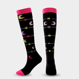 Chaussettes de compression longues pour la course à pied, le cyclisme, le fitness, chaussettes de compression pour jeunes de 18 à 40 ans - Product Image 4