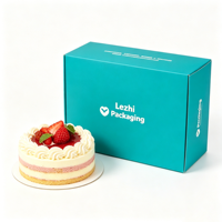 Boîte d'emballage en papier alimentaire pour pâtisserie, gâteaux, mochi, beignets, avec logo personnalisé, pliable, pour expédition en gros