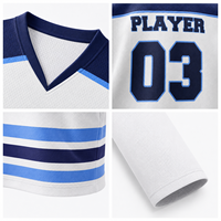 Eishockey-Trainingstrikot mit Sublimations- und Stickerei-Optionen für Jugend- und Erwachsenen-Eishockeyteams, Großhandel und Teambestellungen