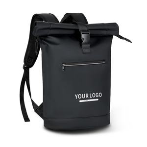 Custom Large Capacity Anti Theft Expandable Roll Top <b>Backpack</b> <b>Waterproof</b> Outdoor College CASUAL SPORTS School <b>Backpack</b> - Product Image 2