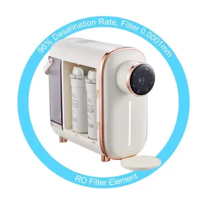 China RO UV Water Purifier Filter Factory Supplier Desktop Water Dispenser with Fast Heating 1.6L Tank 75GPD