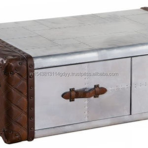 Grande demande Série Aviator moderne vintage Table basse et table de nuit personnalisées faites à la main pour la maison ou l'hôtel Ensemble de salon - Product Image 3