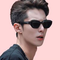 Lunettes de soleil unisexes tendance Hip Hop, monture PC, verres AC, UV400, style sport et streetwear, cadeau pour femme