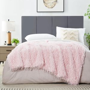 Plaid d'hiver en fausse fourrure rose 850 GSM Zhengtai OEKO-TEX pour canapé, vente en gros - Product Image 6