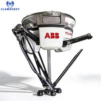 Bras robotique Delta ABB 4 axes, charge utile 1 kg, robot Delta avec vision, convoyeur, robot de préhension et de placement pour la transformation alimentaire