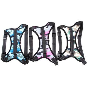 簡単なコントロールハンドルを備えた工場で新しい通気性のあるペットオックスフォードベスト大型および中型犬用のプルドッグハーネスなし - Product Image 1