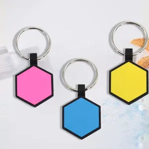 Hot Sale Hexagon Mini Dog Tag Custom Pet ID Present Fashion Environmental Protection Material Tag