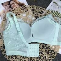 Demi soutien-gorge en dentelle transparente florale Non doublée, soutien-gorge Non rembourré, confort, armature en maille pour femmes