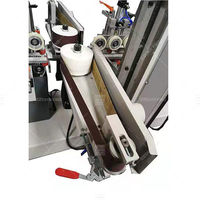 Machine à poncer linéaire pour profilés en bois, ponçage de surfaces courbes en bois pour les profilés