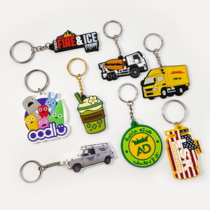 Llavero Promocional Personalizado al por Mayor, Anillo para Llaves, Diseño de Logotipo Gratuito, Forma 3D/2D, Llavero de Goma Suave con Letras de PVC Personalizado - Product Image 4