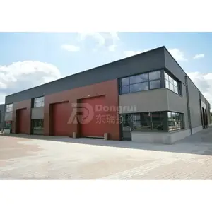 3 story steel structure office hall design prefabricated galvanized steel office building for sale