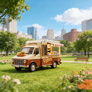 Stock Commercial Portable 4-Wheel Stainless Steel Ice Cream Push Cart VIRIC VIC-87 Refrigerated Display Case Air <b>Conditioner</b> - Product Image 2