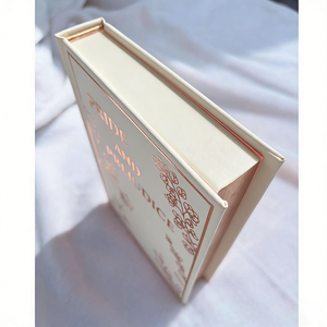 Usine d'impression chinoise, impression personnalisée de livres reliés de haute qualité, roman avec bords vaporisés, impression écologique, livre avec bords en feuille métallisée - Product Image 4