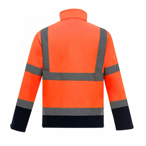 Chaqueta de <span class=keywords><strong>forro</strong></span> <span class=keywords><strong>polar</strong></span> reflectante de <span class=keywords><strong>alta</strong></span> <span class=keywords><strong>visibilidad</strong></span> Ropa de trabajo de seguridad certificada ANSI ENISO para trabajadores de la construcción y la carretera - Product Image 6