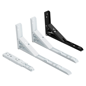 Soporte de Pared Plegable de Acero Inoxidable para Estantes, Soporte Triangular con Capacidad de Carga, Estante de Almacenamiento - Product Image 1