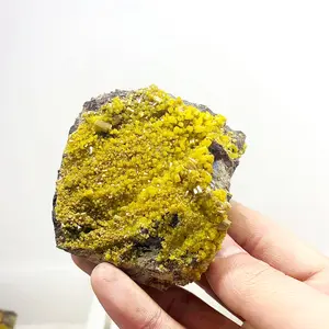 Природная Энергия, зеленая свинцовая руда, кристалл минерала, образец сырой пироморфит, кластер для украшения