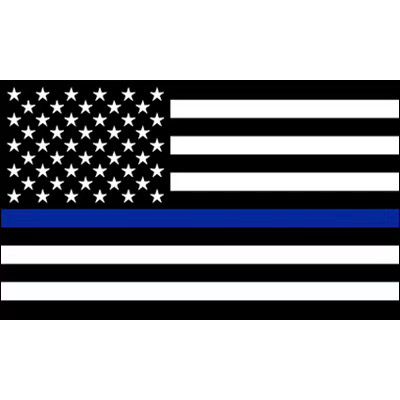 Blue line flag