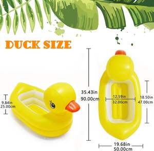 Flotador Inflable de PVC para Mascotas con Forma de Pato Amarillo - Estándares de la UE y EE. UU. - Product Image 5