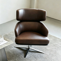 Fauteuil de loisirs nordique en tissu avec repose-pieds et accoudoirs fixes, chaise de designer pour bureau, maison, fauteuil inclinable, chaise de négociation et de réception