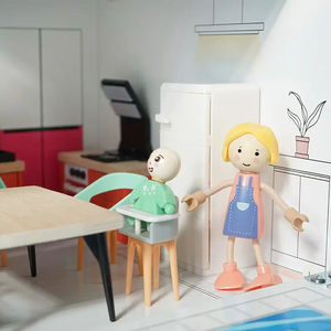 Vente d'usine <span class=keywords><strong>Maison</strong></span> de jeu pour enfants Maisons de poupées Jouets Chambre de poupée en bois Accessoires de <span class=keywords><strong>maison</strong></span> de poupée - Product Image 5