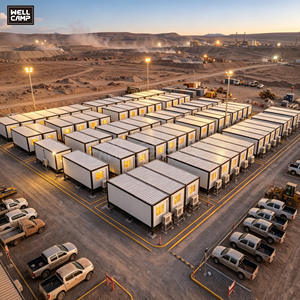 WELLCAMP Casa Container Prefabbricata Modulare Pronta all'Uso <span class=keywords><strong>Bianca</strong></span> 3x6x2.8m Design Moderno per Progetti di Alloggi in Cantiere - Product Image 2