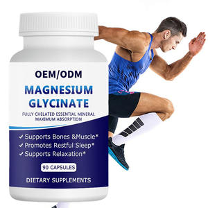 מגנזיום אורגני מההימלאיה גליצינאט ציטראט 500 מיליגרם (80 מיליגרם אלמנטלי) כמוסות תומכות בבריאות העצם/השרירים/העצבים משפרות את השינה - Product Image 1