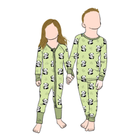 Combinaison-pyjama unisexe en bambou pour enfants, vente directe d'usine Little Glow Kid, pour tout-petits et enfants