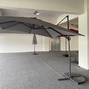 Sombrilla de Patio Plegable de Hierro para Exteriores, Moderna, de Lujo, Comercial, Impermeable, Ligera, Anti-UV, para <span class=keywords><strong>Restaurante</strong></span>/Hotel/Patio - Product Image 4