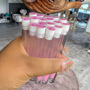 Custom Nylon Eyelash Cleaning <b>Brush</b> Set with Shampoo Cleanser Tweezers Tube and Plastic Handle - Product Image 3