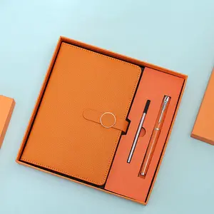 Groothandel Promotie Luxe Geschenken Items Notebook Relatiegeschenk Thermos Beker Aanpasbaar Tijdschrift Cadeau Set Met Pen En Fles