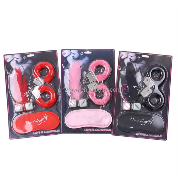 Hot Sale 3 Colors Bachelor Party Game Set Pants Whip Furry Tickler Dice  BDSM Set Eye Blindfold Handcuffs Sex Toys for Hen Night| Alibaba.com