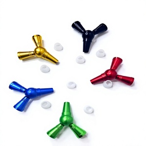 Répartiteur de tuyau de chicha 3 voies en aluminium Khateeb KHD558 – Vente en gros - Product Image 3