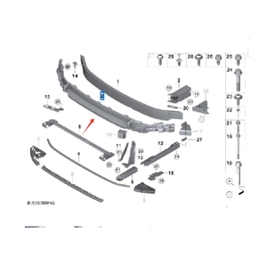 La mousse de pare-chocs avant 51647301589 convient à la <span class=keywords><strong>BMW</strong></span> MINI F55 F56 <span class=keywords><strong>ONE</strong></span> - Product Image 4