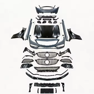 Kit de Carrocería Completo Auron para Mercedes Clase C W205 2015-2018, Juego Completo de Parachoques Delantero y Trasero, Faldones Laterales, Rejilla y Molduras - Product Image 1