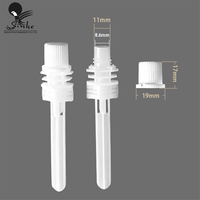 Capuchon de bec verseur en plastique coloré personnalisé de 8,6 mm avec tube long pour sachets d'emballage alimentaire (gelée, pouding, crème glacée)
