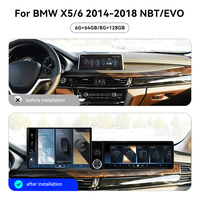Écran ZWNAV 13,1"+12,3" pour BMW X5/6 2014-2018 NBT/EVO Android 15 Carplay DSP GPS Navi Autoradio Stéréo 4G WiFi 360 OEM