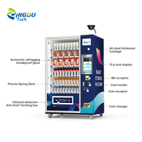 Distributeur automatique de nourriture rapide Zhi Gou Tech en gros, grand distributeur automatique intelligent à écran tactile, carte de crédit pour utilisation dans les centres commerciaux