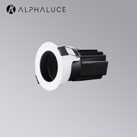Le plafond élevé du lumen de l'approvisionnement 10W a mené le Downlight blanc d'angle réglable de conception anti-éblouissante d'éclairage Trimless