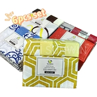 Vente chaude microfibre 6 pièces literie Floral drap de lit ensemble disperser impression housses de couette ensembles pour lit King Size en Stock