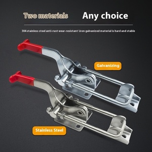 Penjepit Lepas Cepat Horizontal Baja Tahan Karat Berlapis Elektro Ukuran Sedang Model 304 untuk Pekerjaan Kayu dan Ukiran - Product Image 2