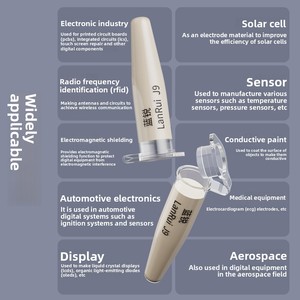 Pasta Conduttiva Nano-Argento Lanrui <span class=keywords><strong>J9</strong></span> per Riparazione Schermi di Telefoni Cellulari - Ripristina Circuiti Flessibili Danneggiati da Acqua e Ingiallimento - Product Image 2
