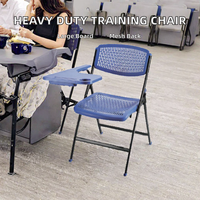 Chaise d'étude moderne en plastique robuste et de haute qualité avec grand tableau d'écriture pour l'école et le bureau à domicile