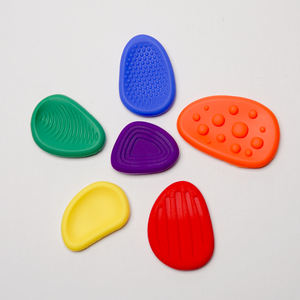 6er Pack Sensorische Zappel steine für Kinder-Weiche strukturierte Sorgens teine gegen Autismus, Angst abbau und Stress abbau - Product Image 1