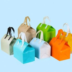 Sacs isothermes jetables écologiques en non-tissé personnalisés pour boissons à emporter, sacs à déjeuner pour boissons individuelles, sacs isothermes en aluminium - Product Image 3