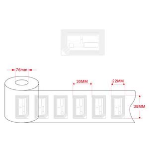 Hiệu suất cao NFC thẻ Sticker fudan F08 chip HF RFID nhãn 40x25 mét Giấy tráng không thấm nước - Product Image 4