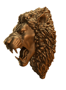 Polyresin <span class=keywords><strong>Testa</strong></span> di <span class=keywords><strong>Leone</strong></span> Per La Parete - Product Image 2