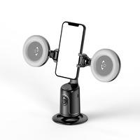 P01 Support mobile professionnel intelligent à suivi facial IA 360° avec stabilisateur automatique rechargeable et commandes gestuelles